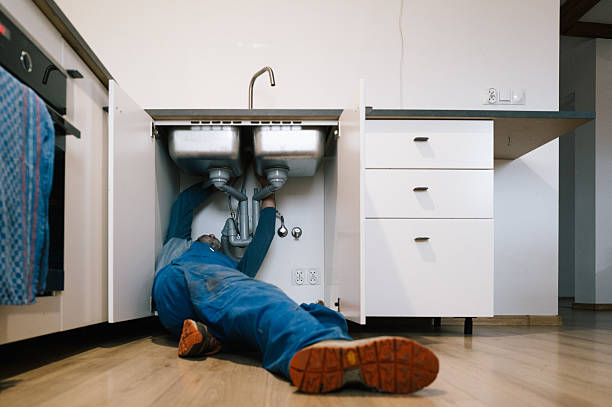 Professional Drain Cleaning technician working in Byhalia, MS